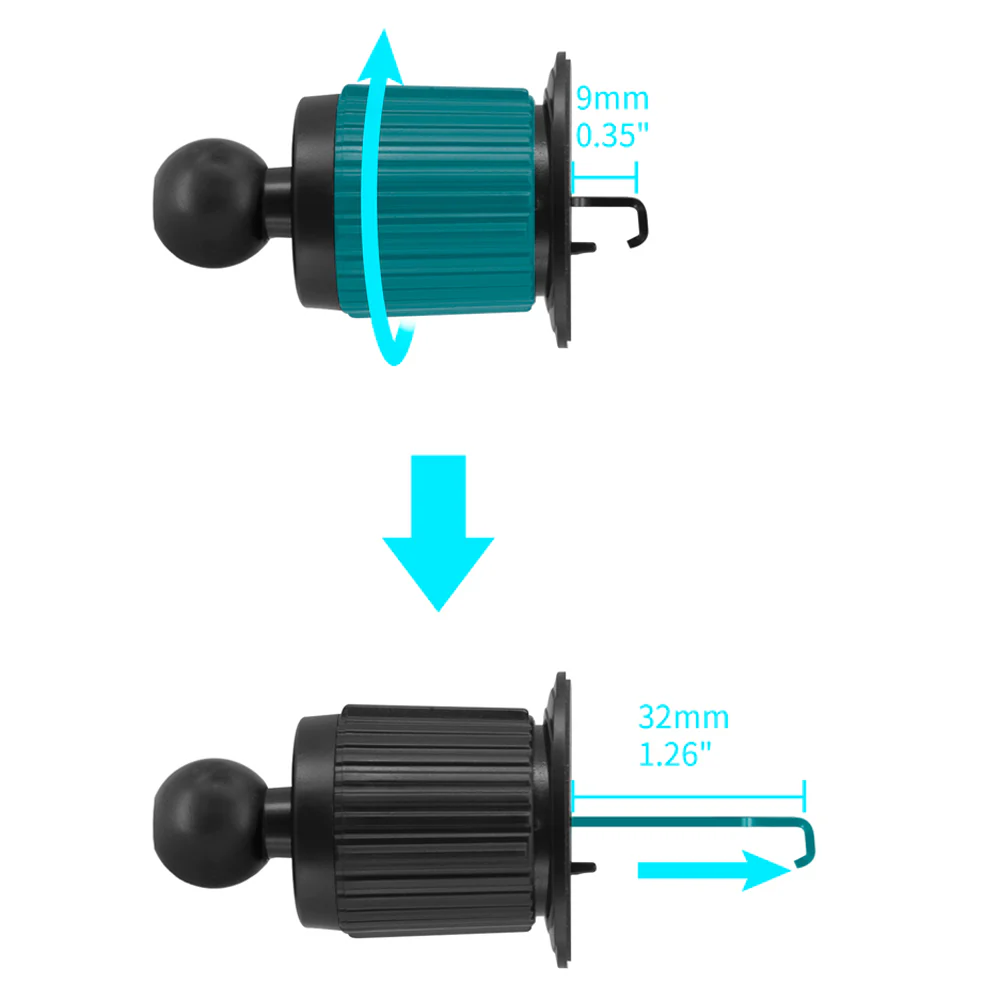 MGS-X151 | Car Air Vent Mount | MagSafe 15W Fast Charger | Design for iPhone - Image 5