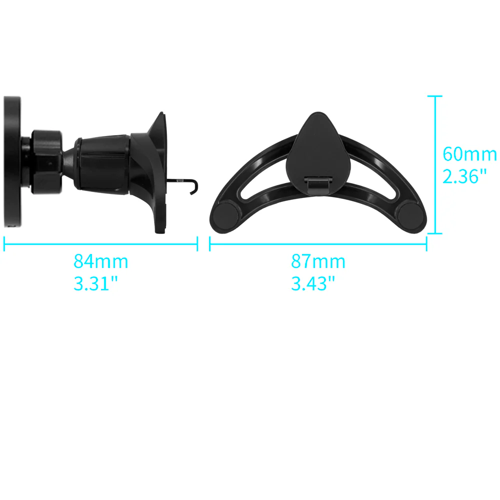 MGS-X152 | Car Air Vent Mount for Mercedes Benz | MagSafe / Pixelsnap 15W Fast Charger | Design for iPhone & Smartphone - Image 6