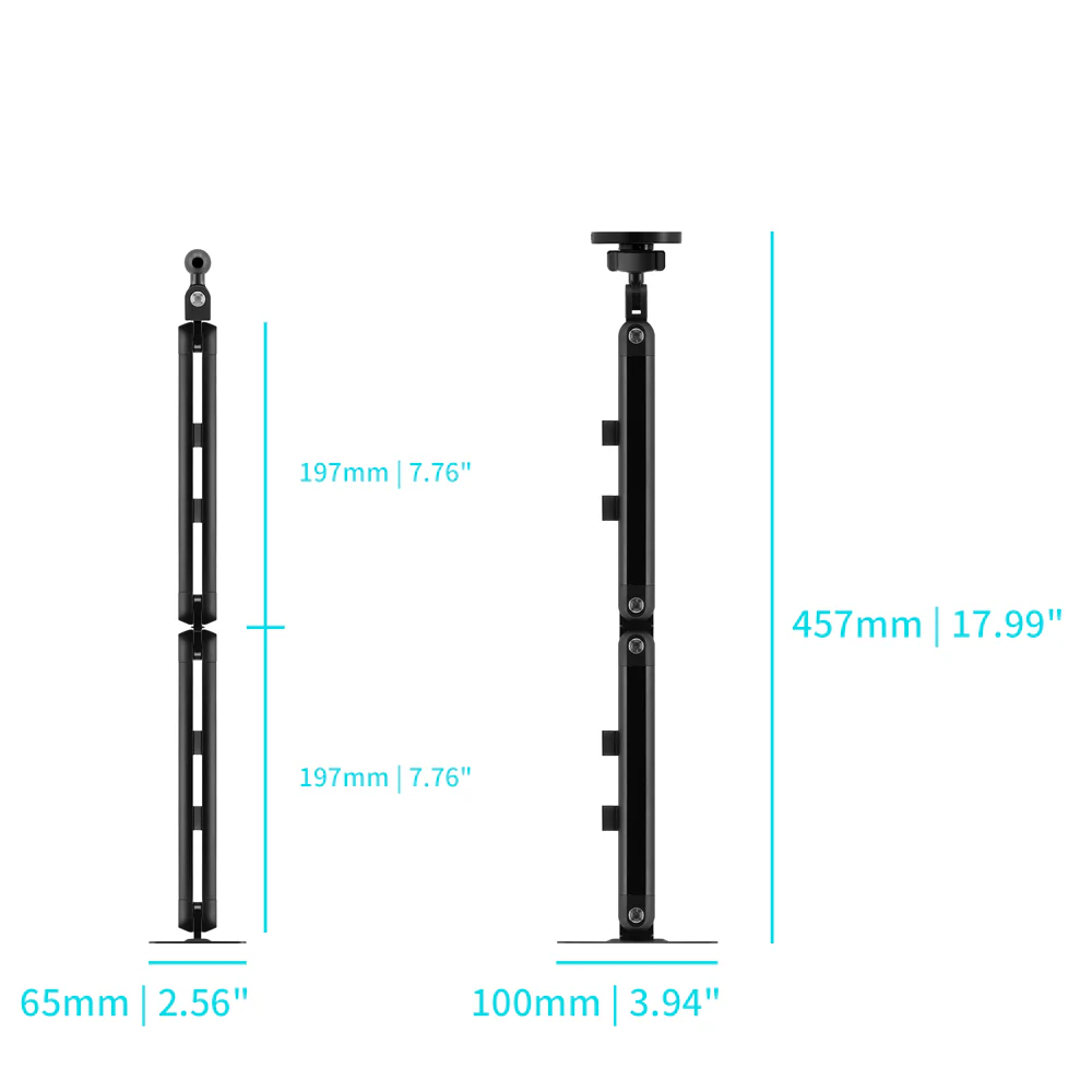 MGS-X170 | Drill-Down Wall Mount With Cable Management Design | MagSafe / Pixelsnap 15W Fast Charger | Design for iPhone & Smartphone - Image 3