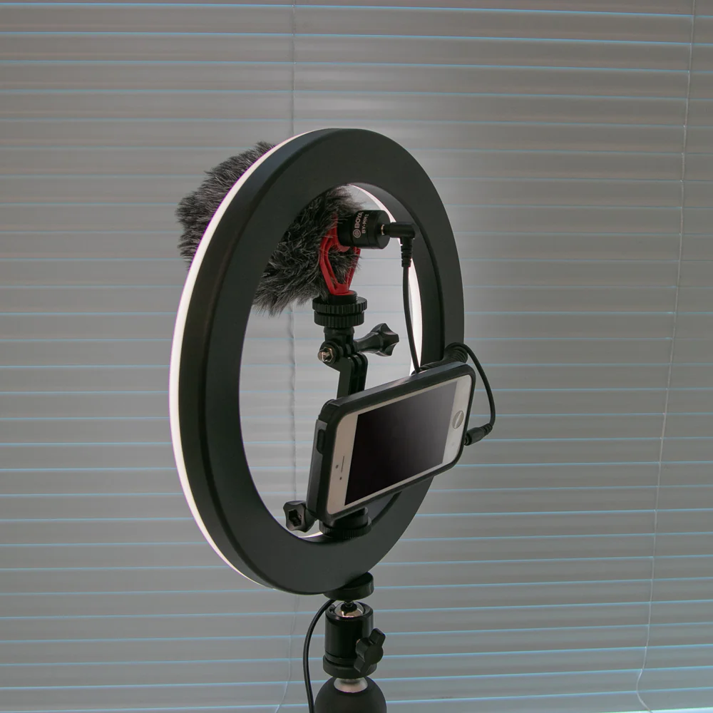 MIC-BYMM1 | Video Camera Microphone With Shock Mount Deadcat Windscreen - Image 8