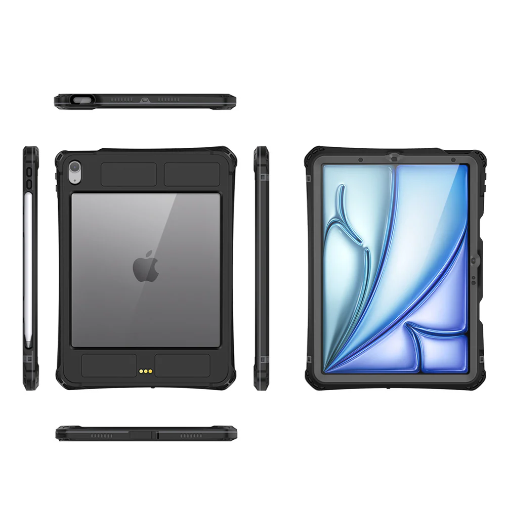 MKN-iPad-A5 | iPad Air 4 2020 / Air 5 2022 | IP68 Waterproof Case W/ Pencil Holder Compatible with Magic Keyboard - Image 9