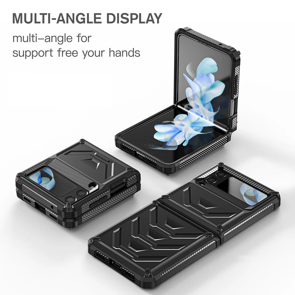 MLN-SS22-ZFLIP4 | Samsung Galaxy Z Flip4 SM-F721 | Military Grade Shockproof Case - Image 4