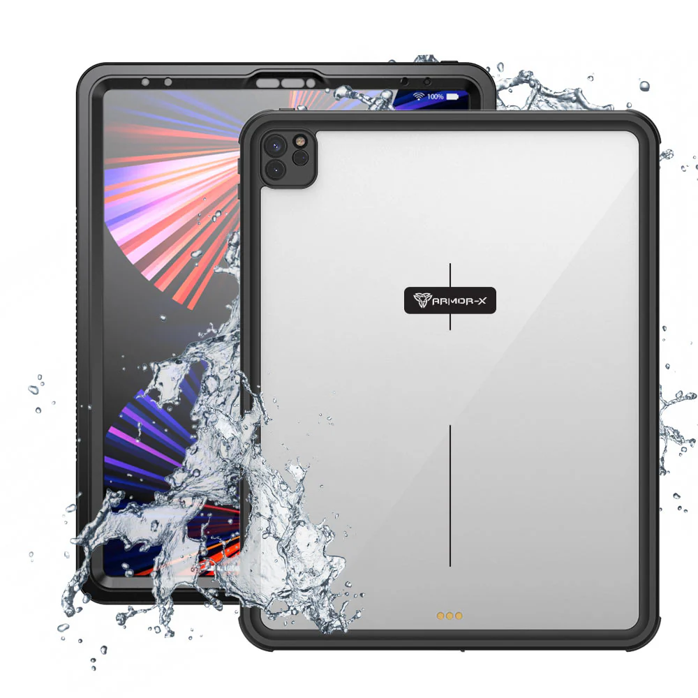 MN-A17S | iPad Pro 12.9 ( 5th / 6th Gen ) 2021 / 2022 | IP68 Waterproof, Shock & Dust Proof Case