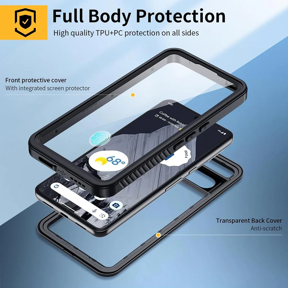 MN-GG23-PXL8P | Google Pixel 8 Pro Waterproof Case | IP68 Shock & Water Proof Cover - Image 4