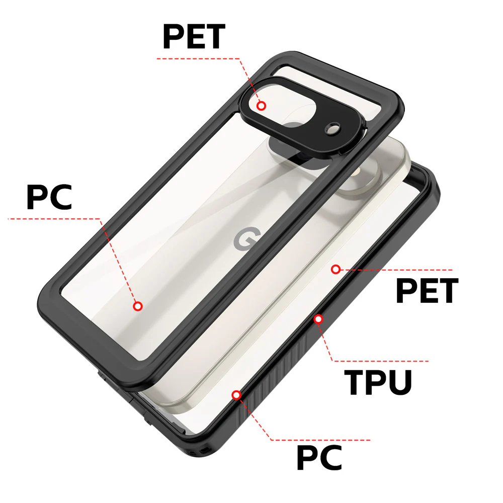 MN-GG24-PXL9 | Google Pixel 9 Waterproof Case | IP68 Shock & Water Proof Cover - Image 4