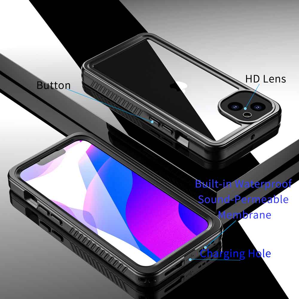 MN-IPH-13 | iPhone 13 | Waterproof Case IP68 Shock & Water Proof Cover - Image 4