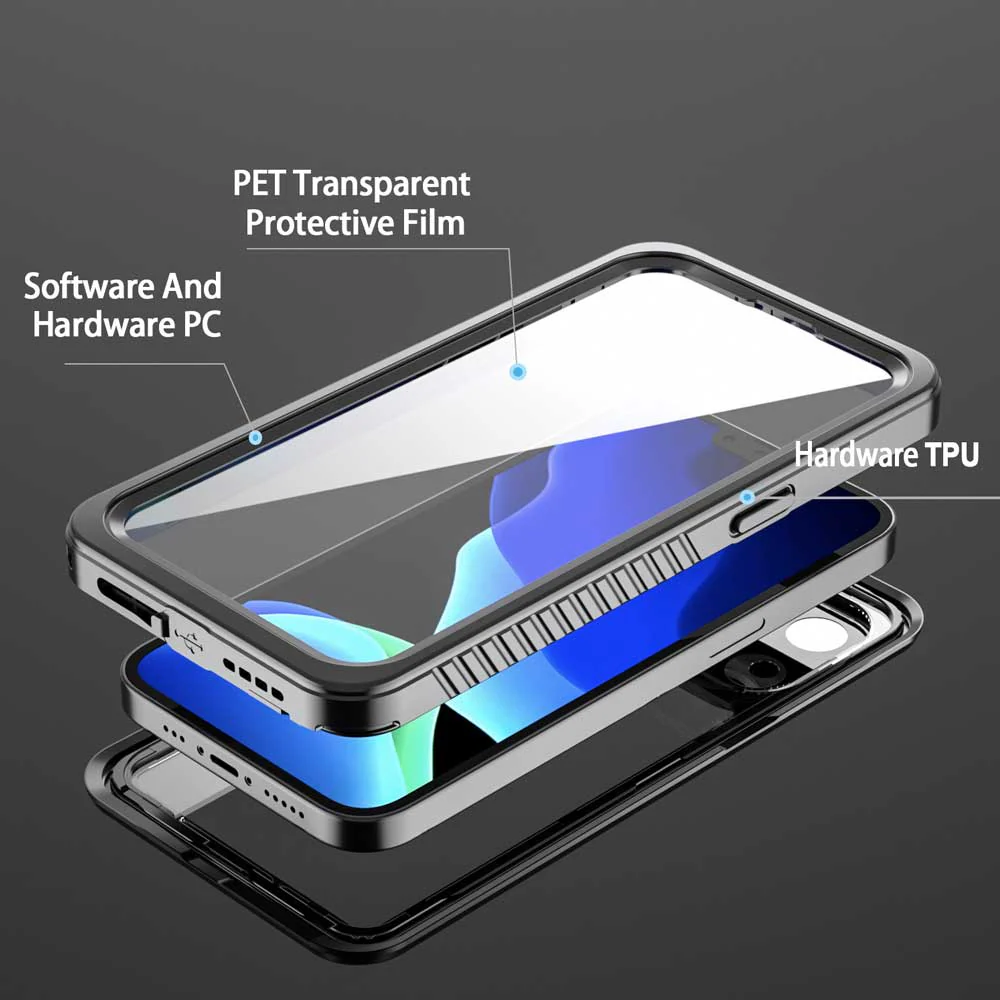MN-IPH-13PRO | iPhone 13 Pro | Waterproof Case IP68 Shock & Water Proof Cover - Image 5