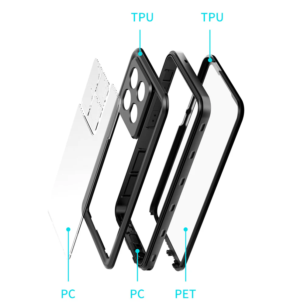 MN-MT25-STY25 | Motorola Moto G Stylus 5G (2025) Waterproof Case | IP68 Shock & Water Proof Cover - Image 2