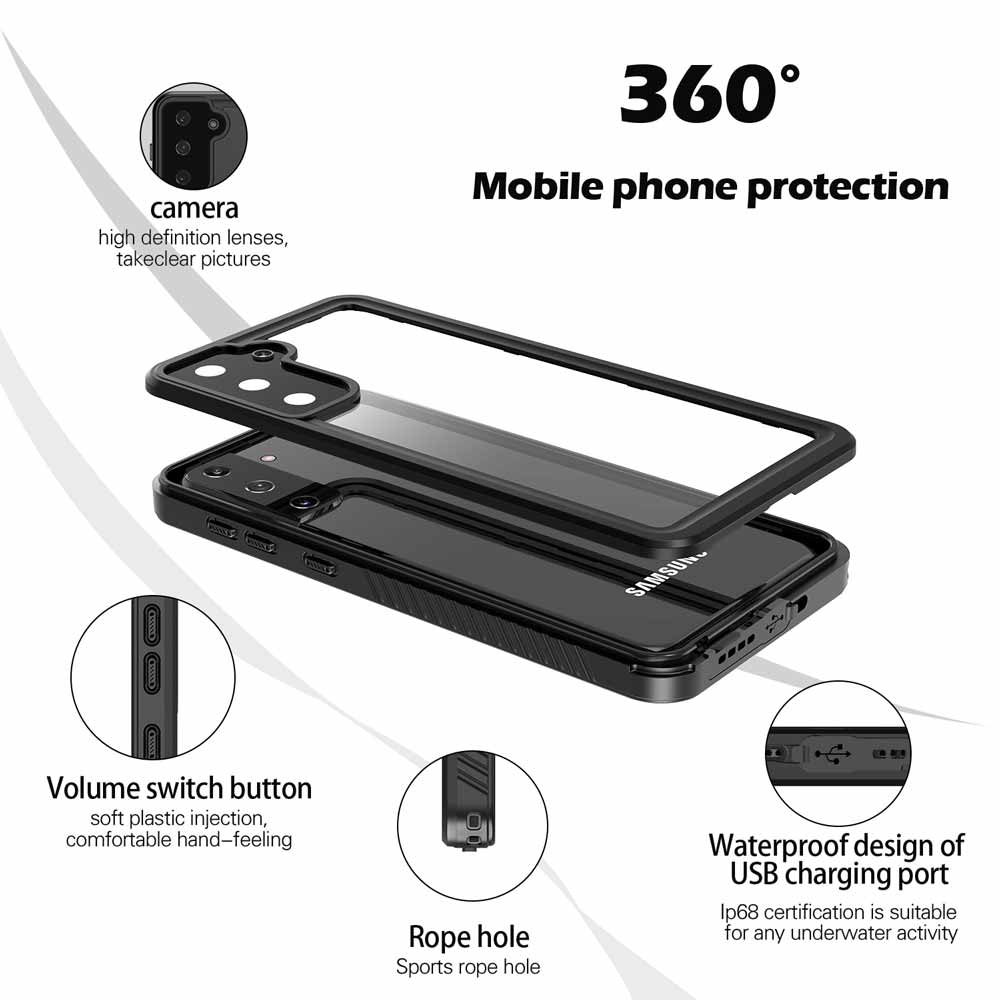 MN-SS21-S21P | Samsung Galaxy S21 Plus 5G Waterproof Case | IP68 Shock & Water Proof Cover - Image 5