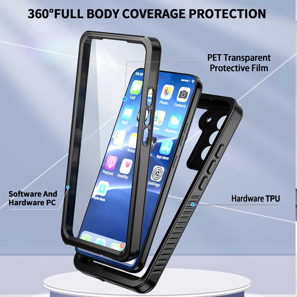 MN-SS22-S22P | Samsung Galaxy S22 Plus 5G SM-S906 Waterproof Case | IP68 Shock & Water Proof Cover - Image 4