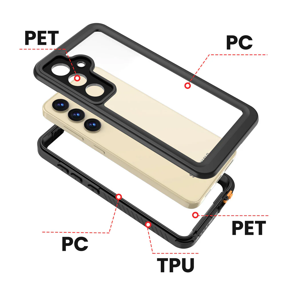 MN-SS24-S24P | Samsung Galaxy S24+ S24 Plus SM-S926 Waterproof Case | IP68 Shock & Water Proof Cover - Image 4