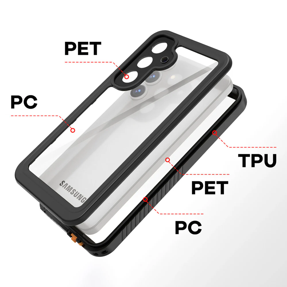 MN-SS25-S25 | Samsung Galaxy S25 SM-S931 Waterproof Case | IP68 Shock & Water Proof Cover - Image 2