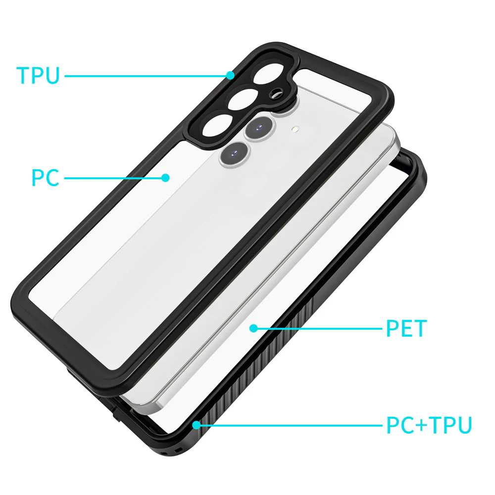 MN-SS25-S25FE | Samsung Galaxy S25 FE SM-S731 Waterproof Case | IP68 Shock & Water Proof Cover - Image 2