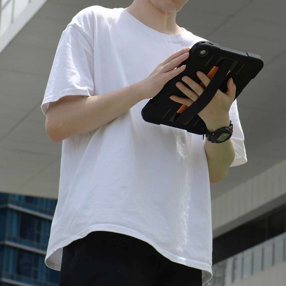 MOC-iPad-N3 | iPad 10.2 (7th & 8th & 9th Gen.) 2019 / 2020 / 2021 | IP68 Waterproof, Shock & Dust Proof Case With Hand Strap & Kickstand - Image 3