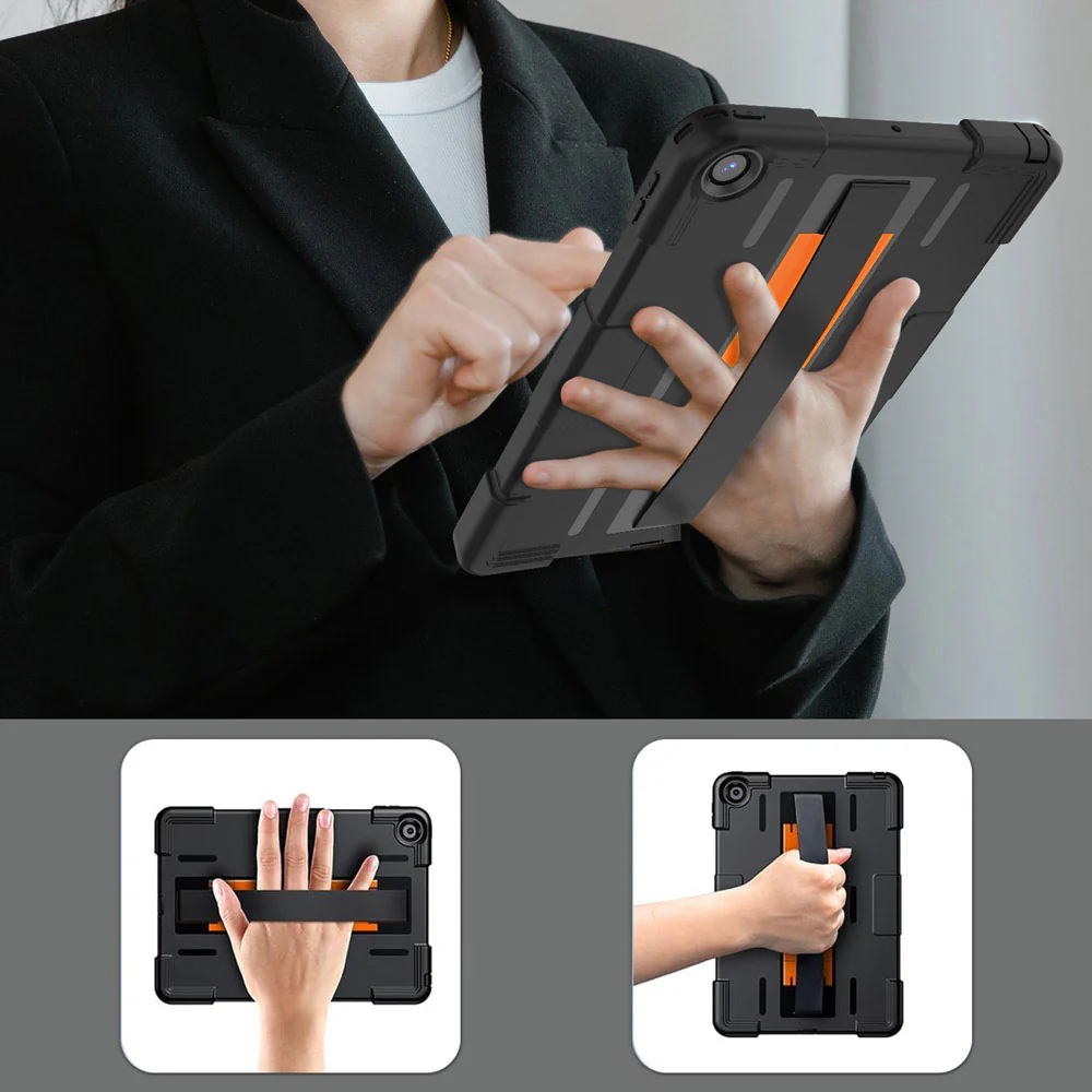 MOC-iPad-N5 | iPad 11-Inch (11th Gen / A16) | IP68 Waterproof, Shock & Dust Proof Case With Hand Strap & Kickstand - Image 9