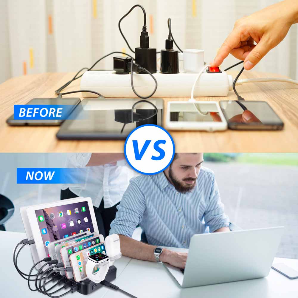 MS6 | 6 Port Smart Multi Charging Station - Image 3