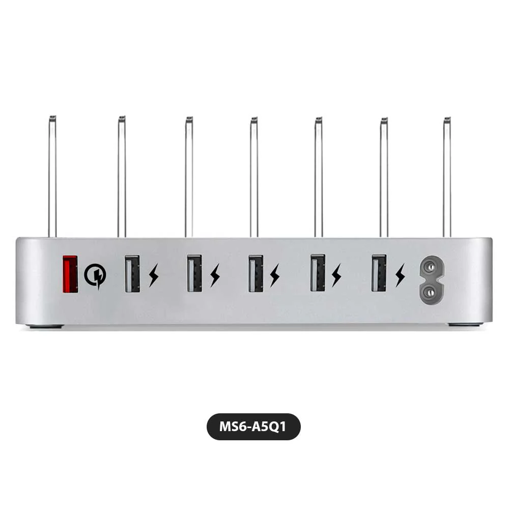 MS6 | 6 Port Smart Multi Charging Station - Image 5