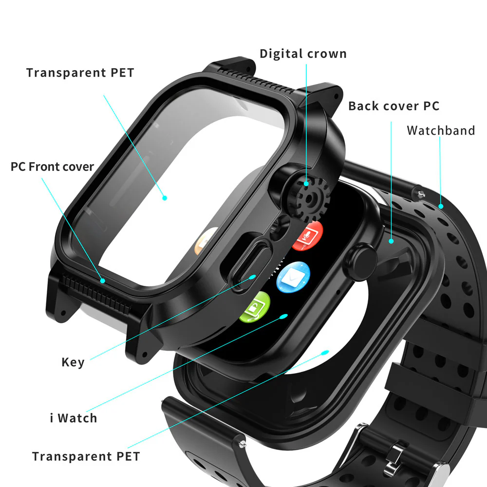 MWT-APL-7V | Apple Watch Series 9 / Series 8 / Series 7 (41 / 45mm) | Waterproof Apple Watch Case - Image 2