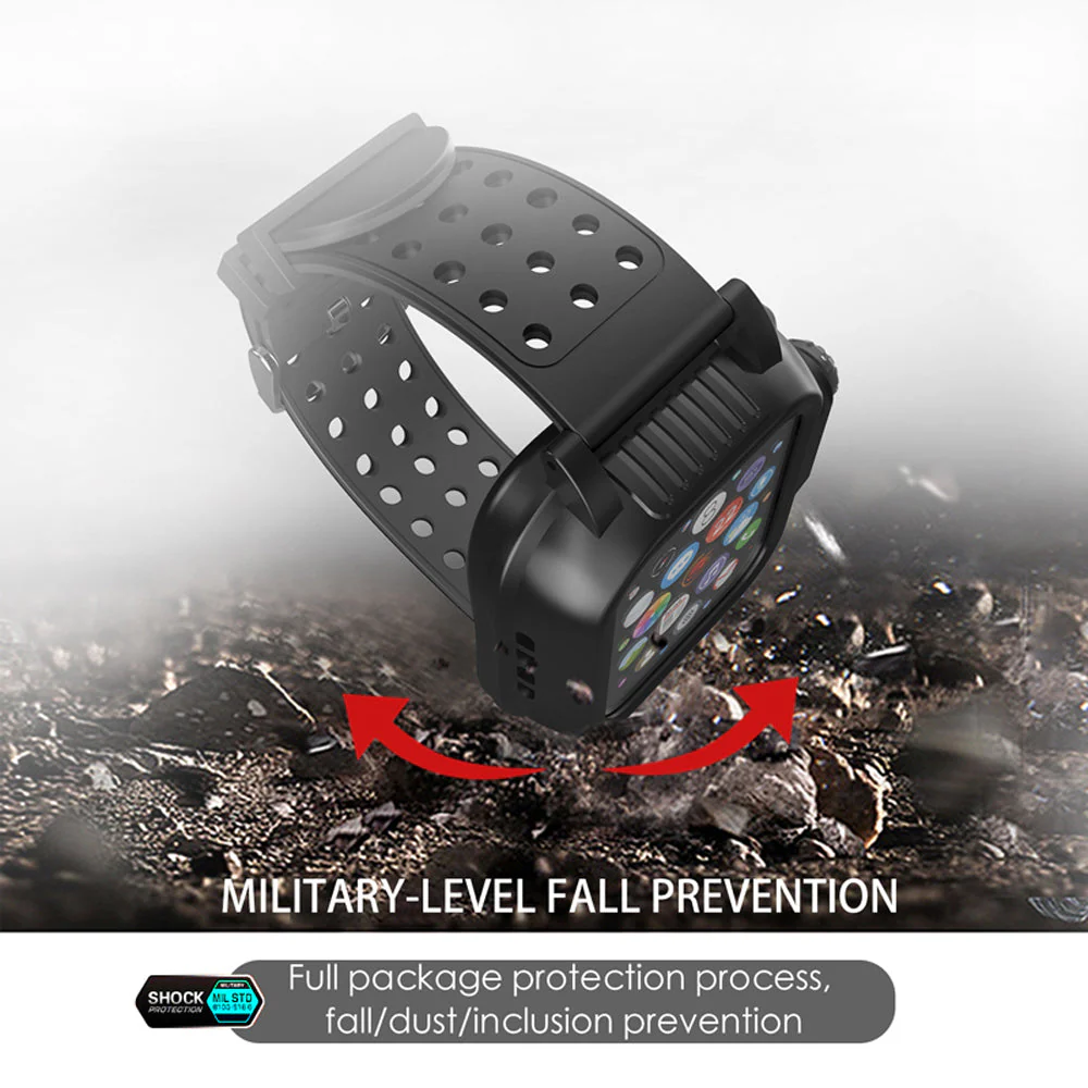 MWT-APL-7V | Apple Watch Series 9 / Series 8 / Series 7 (41 / 45mm) | Waterproof Apple Watch Case - Image 3