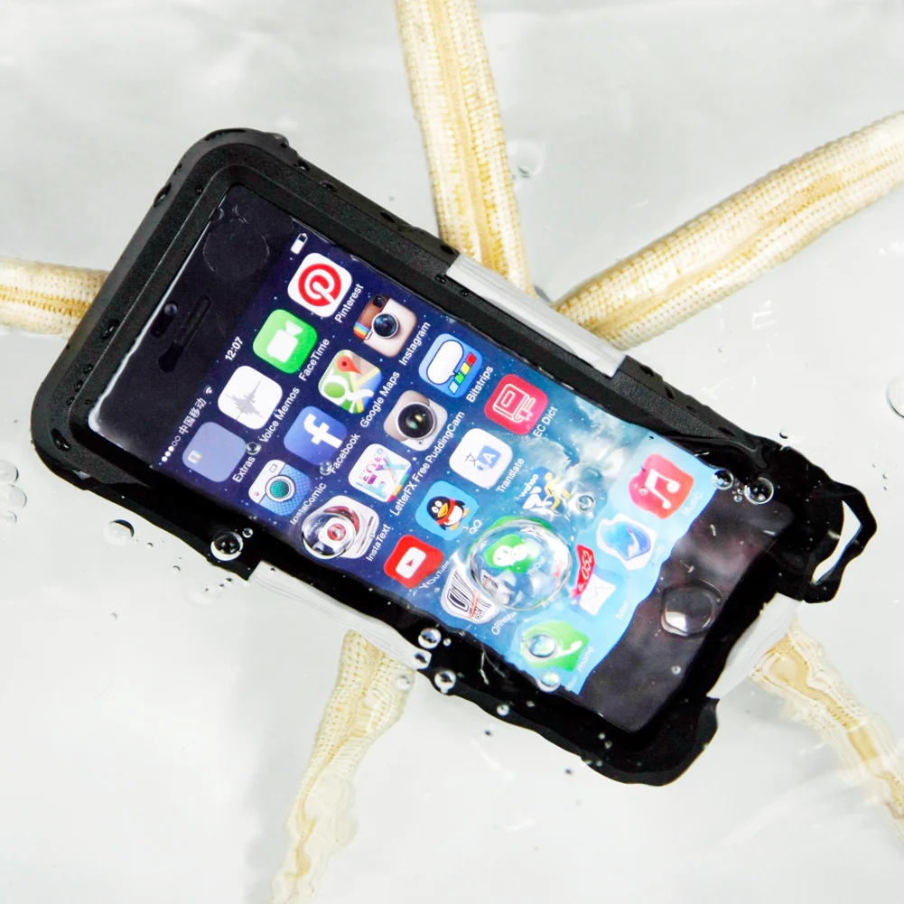 MX-AP2 | iPhone 5 5S Waterproof Case | IP68 shock & water proof Cover w/ X-Mount & fish eye lens - Image 2