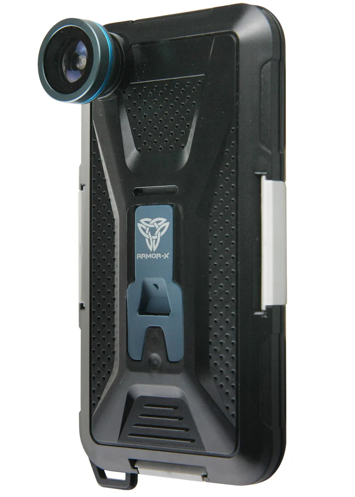 MX-AP2 | iPhone 5 5S Waterproof Case | IP68 shock & water proof Cover w/ X-Mount & fish eye lens - Image 7