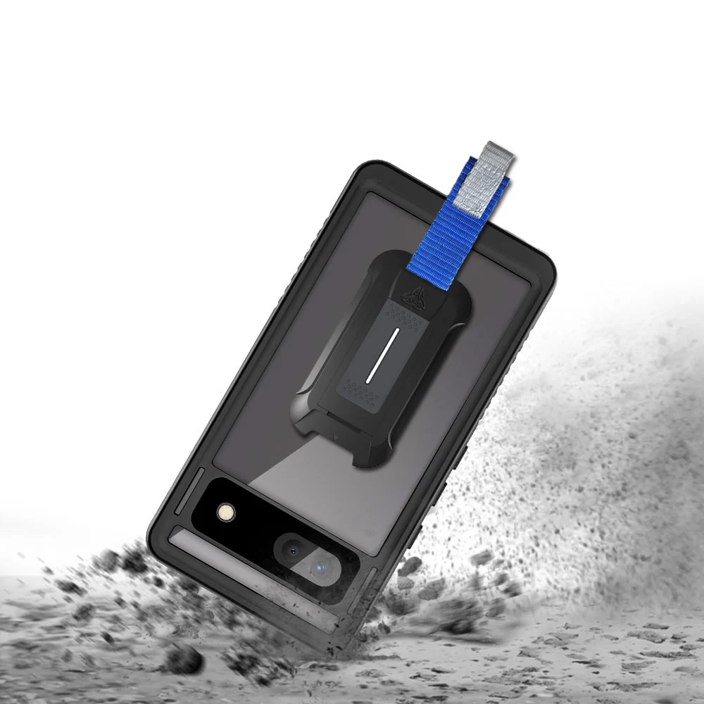 MX-GG23-PXL7A | Google Pixel 7a Waterproof Case | IP68 shock & water proof Cover w/ X-Mount & Carabiner - Image 9