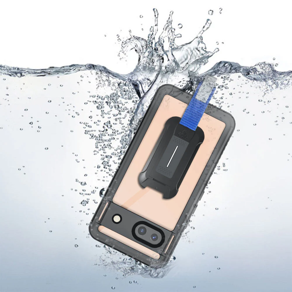 MX-GG24-PXL8A | Google Pixel 8a Waterproof Case | IP68 shock & water proof Cover w/ X-Mount & Carabiner - Image 7