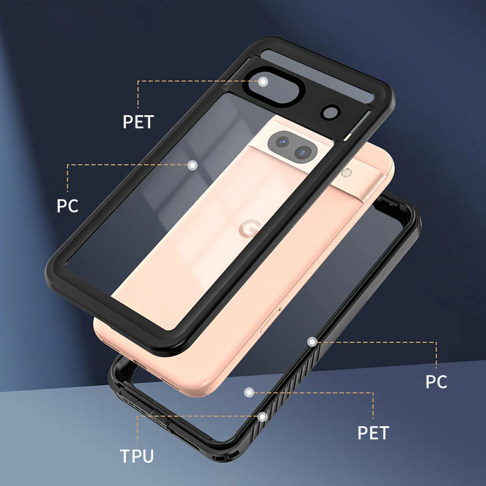 MX-GG24-PXL8A | Google Pixel 8a Waterproof Case | IP68 shock & water proof Cover w/ X-Mount & Carabiner - Image 8
