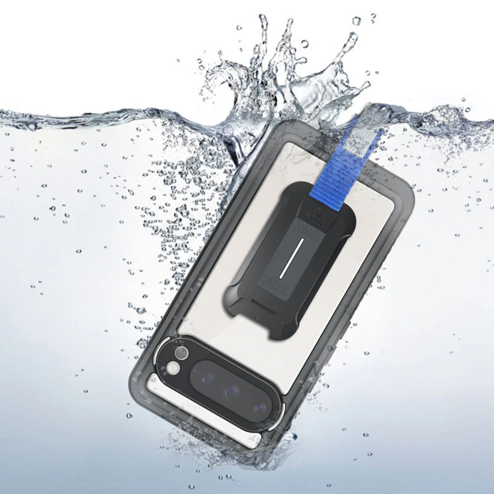 MX-GG24-PXL9P | Google Pixel 9 Pro Waterproof Case | IP68 shock & water proof Cover w/ X-Mount & Carabiner - Image 7