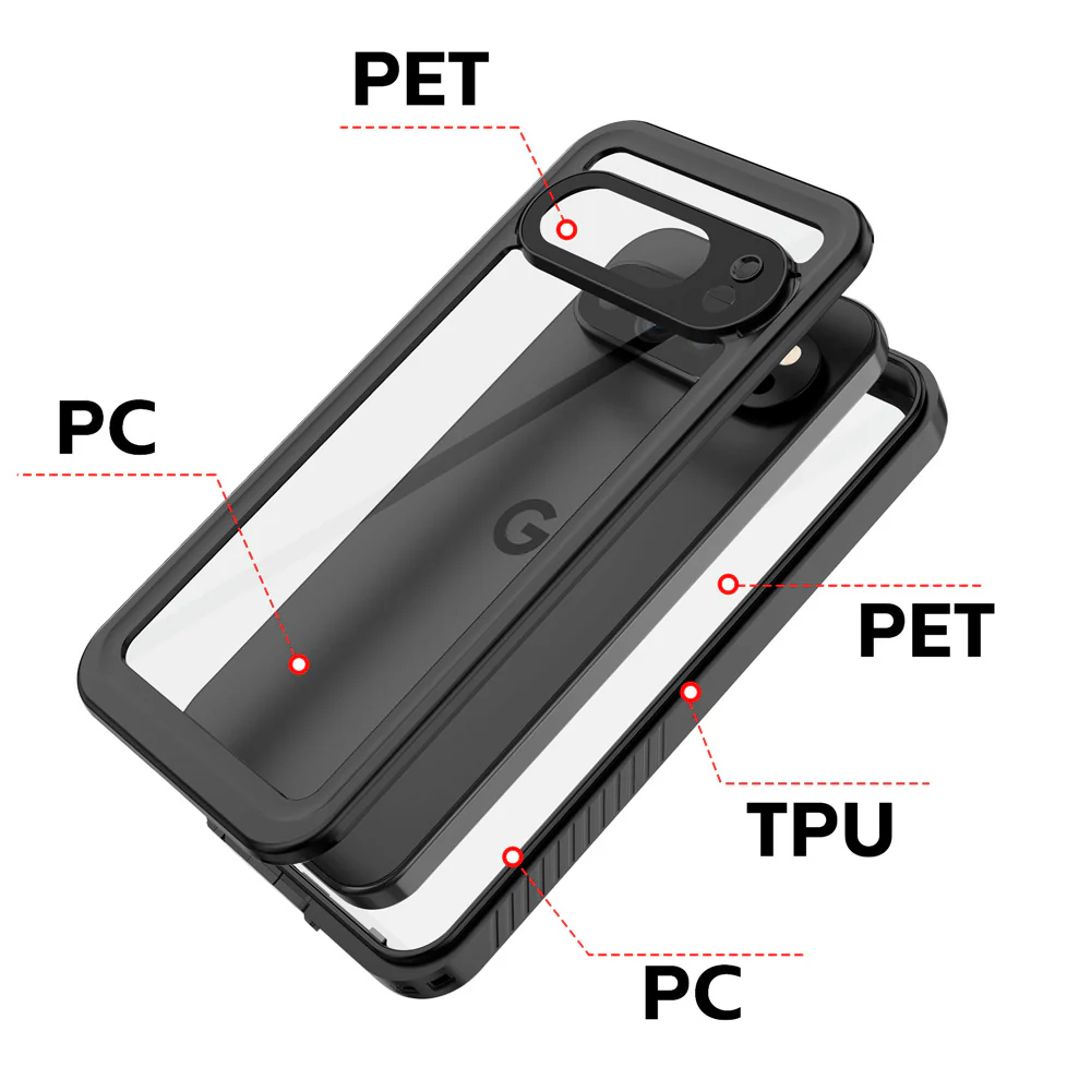 MX-GG24-PXL9PXL | Google Pixel 9 Pro XL Waterproof Case | IP68 shock & water proof Cover w/ X-Mount & Carabiner - Image 8