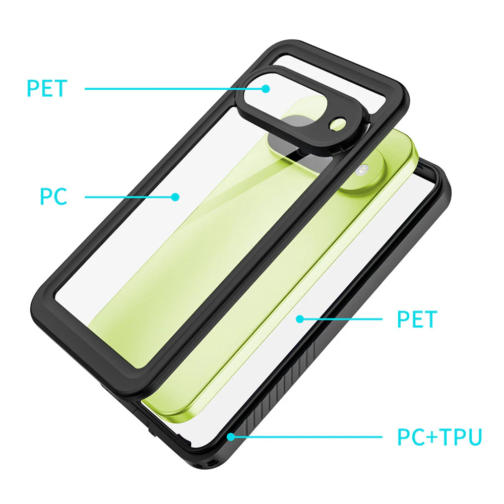 MX-GG25-PXL10 | Google Pixel 10 Waterproof Case | IP68 shock & water proof Cover w/ X-Mount & Carabiner - Image 8