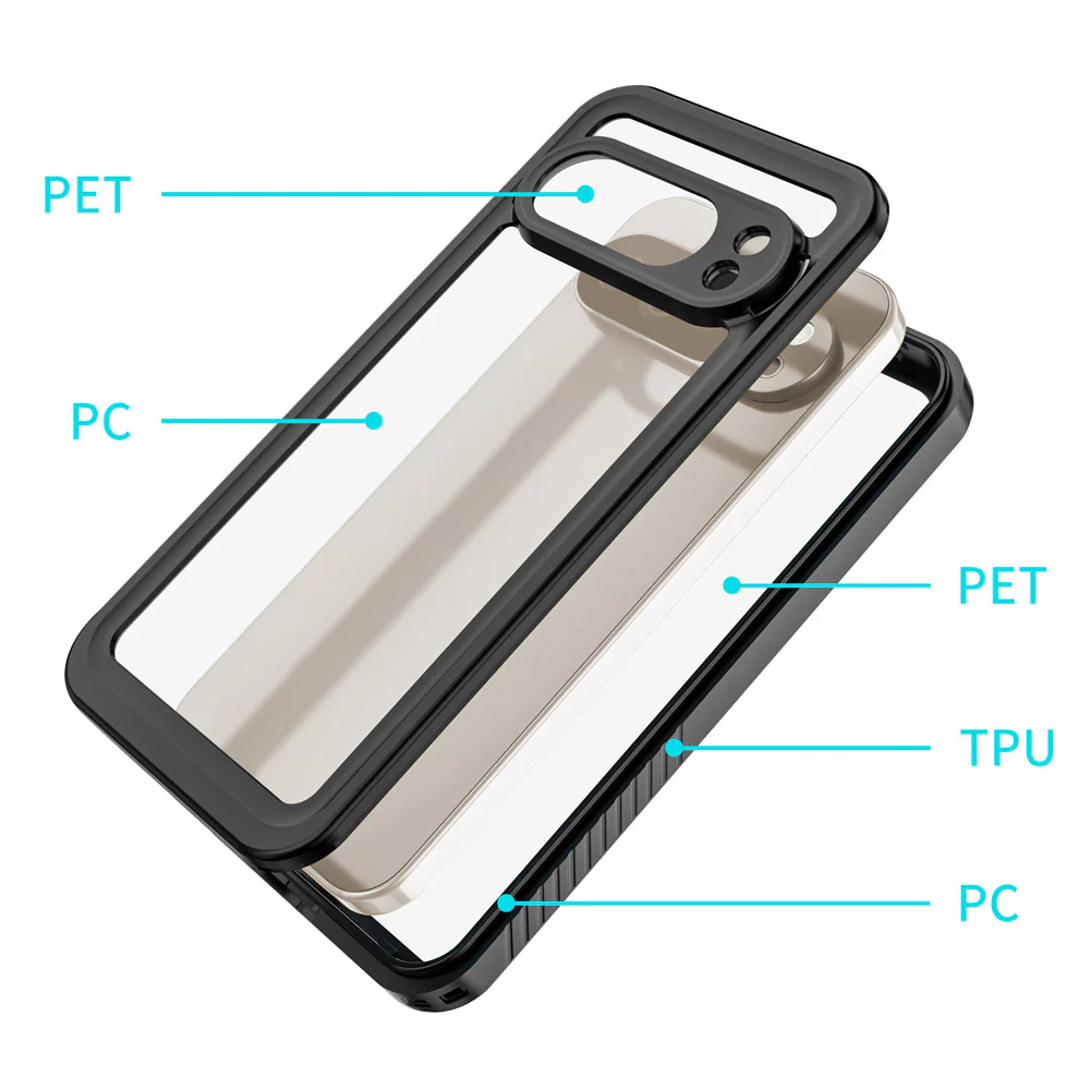 MX-GG25-PXL10P | Google Pixel 10 Pro Waterproof Case | IP68 shock & water proof Cover w/ X-Mount & Carabiner - Image 8