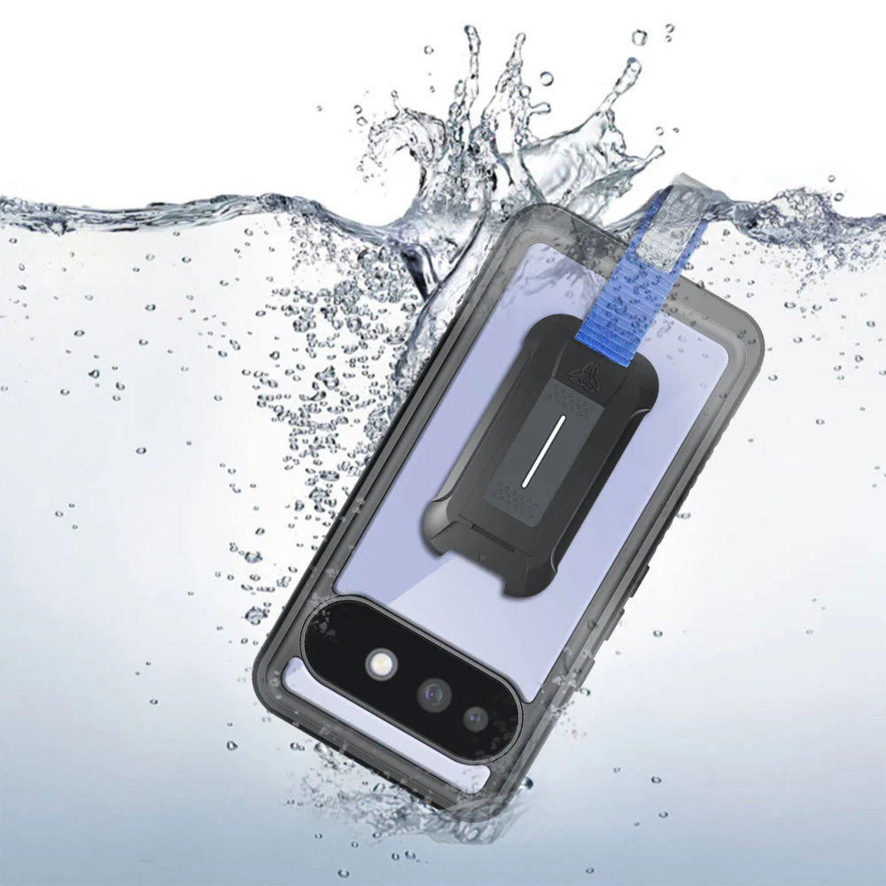 MX-GG25-PXL9A | Google Pixel 9a Waterproof Case | IP68 shock & water proof Cover w/ X-Mount & Carabiner - Image 7