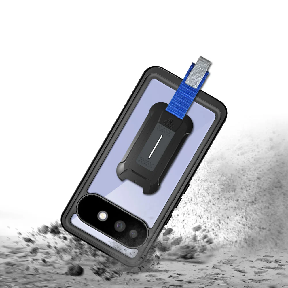 MX-GG25-PXL9A | Google Pixel 9a Waterproof Case | IP68 shock & water proof Cover w/ X-Mount & Carabiner - Image 9