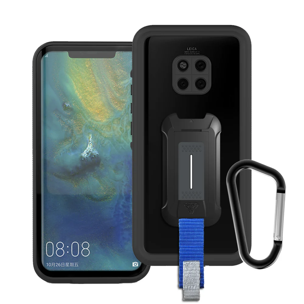 MX-HW18-MT20P | Huawei Mate 20 Pro Case | IP68 Ultimate waterproof w/ KEY Mount & Carabiner - Image 9