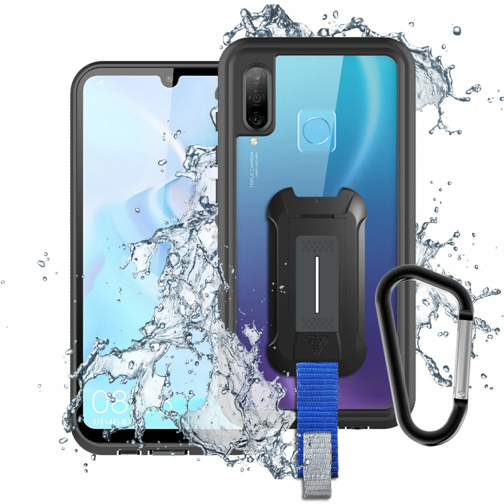 MX-HW19-P30L | Huawei P30 Lite / Nova 4e Case | IP68 Ultimate waterproof w/ KEY Mount & Carabiner