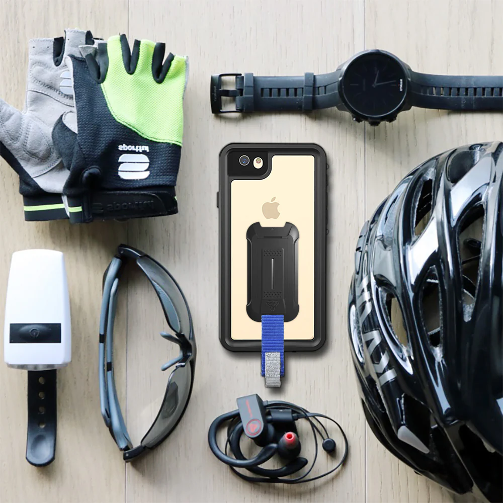 MX-i6-BK | Apple iPhone 6 / 6S Waterproof Case | IP68 shock & water proof Cover w/ X-Mount & Carabiner - Image 7