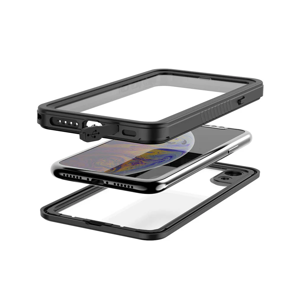 MX-i6-BK | Apple iPhone 6 / 6S Waterproof Case | IP68 shock & water proof Cover w/ X-Mount & Carabiner - Image 9