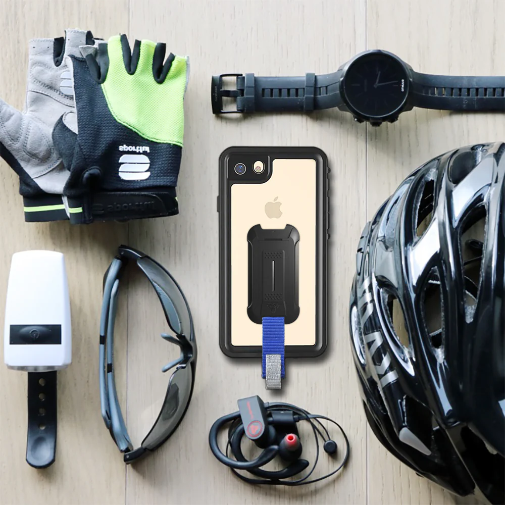 MX-i7-BK | iPhone 7 Waterproof Case | IP68 shock & water proof Cover w/ X-Mount & Carabiner - Image 2