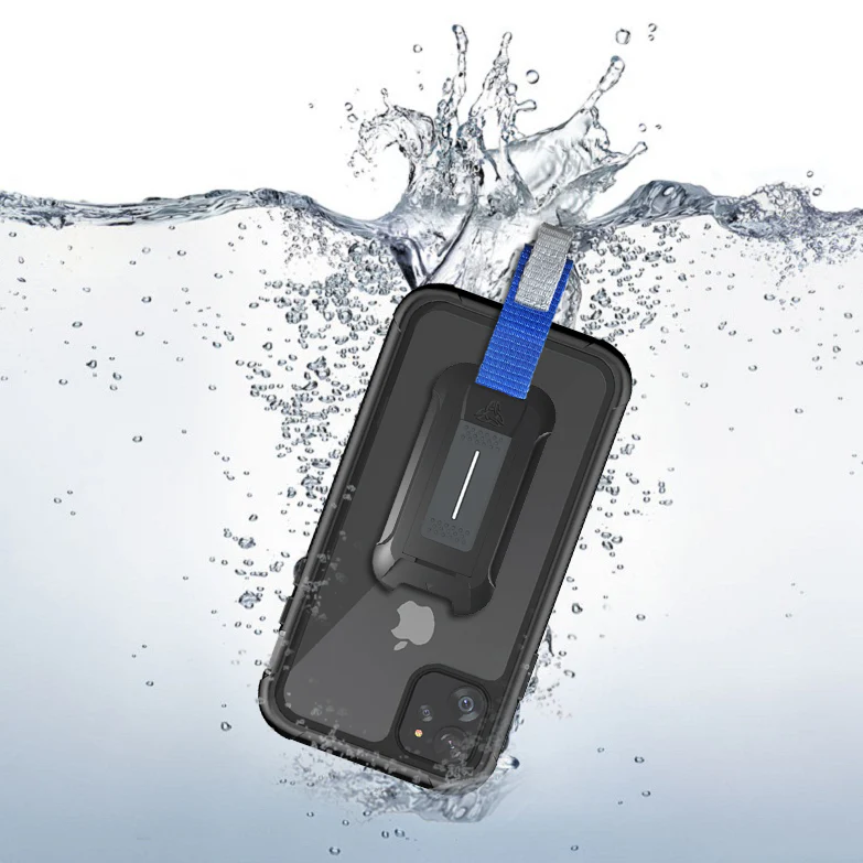 MX-IPH-11 | iPhone 11 Case 6.1 | Waterproof IP68 shock & water proof Cover w/ X-Mount & Carabiner - Image 8
