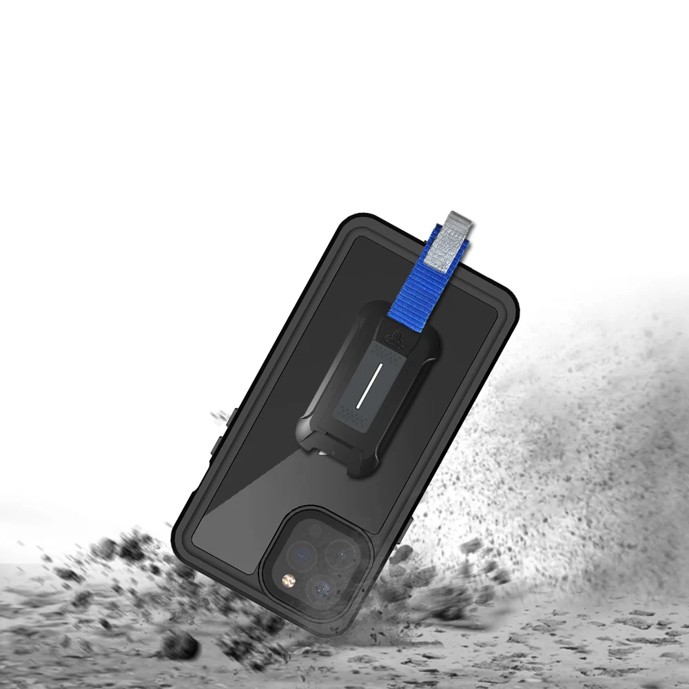 MX-IPH-12PMX | iPhone 12 Pro Max Case | Waterproof Case IP68 shock & water proof Cover w/ X-Mount & Carabiner - Image 9