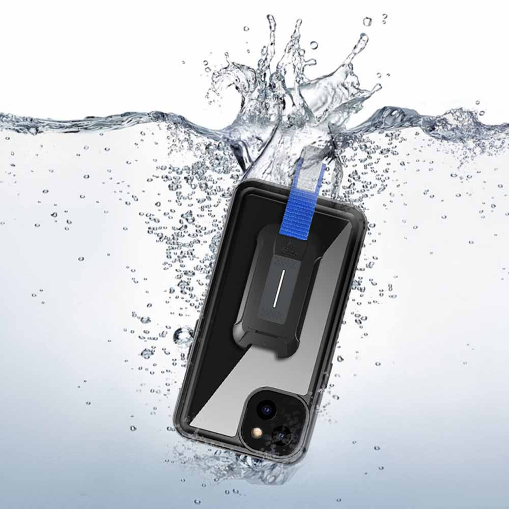 MX-IPH-13 | iPhone 13 | Waterproof Case IP68 shock & water proof Cover w/ X-Mount & Carabiner - Image 2