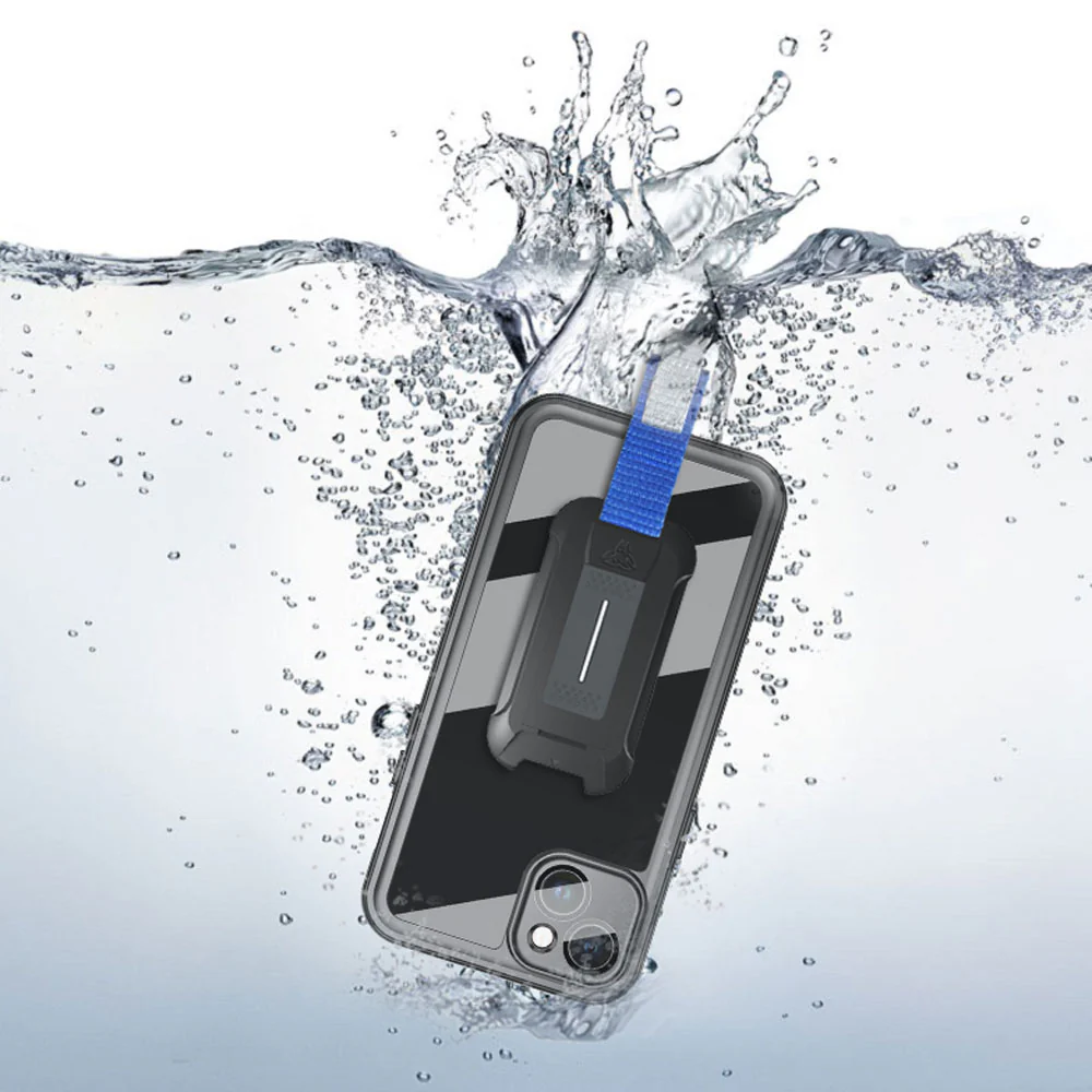 MX-IPH-14 | iPhone 14 | Waterproof Case IP68 shock & water proof Cover w/ X-Mount & Carabiner - Image 2