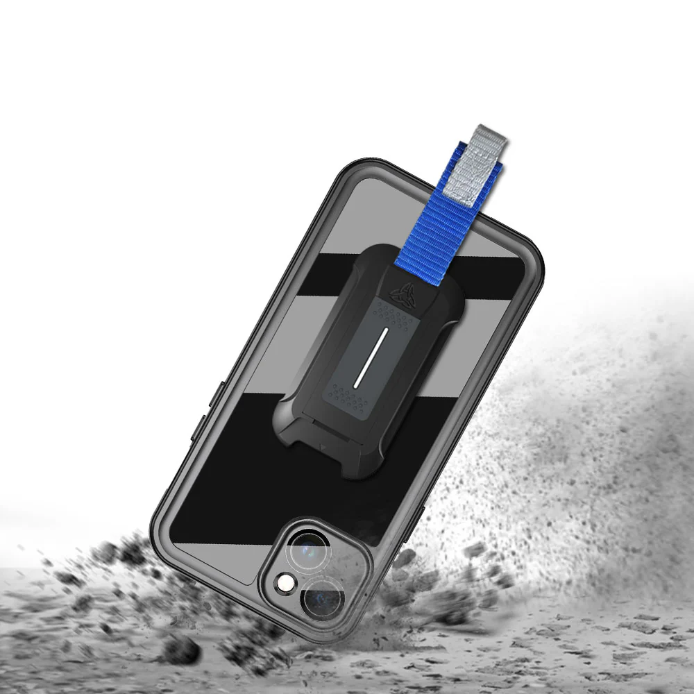 MX-IPH-15 | iPhone 15 | Waterproof Case IP68 shock & water proof Cover w/ X-Mount & Carabiner - Image 3