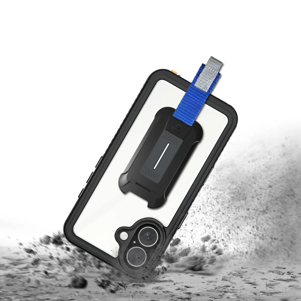 MX-IPH-16 | iPhone 16 | Waterproof Case IP68 shock & water proof Cover w/ X-Mount & Carabiner - Image 10
