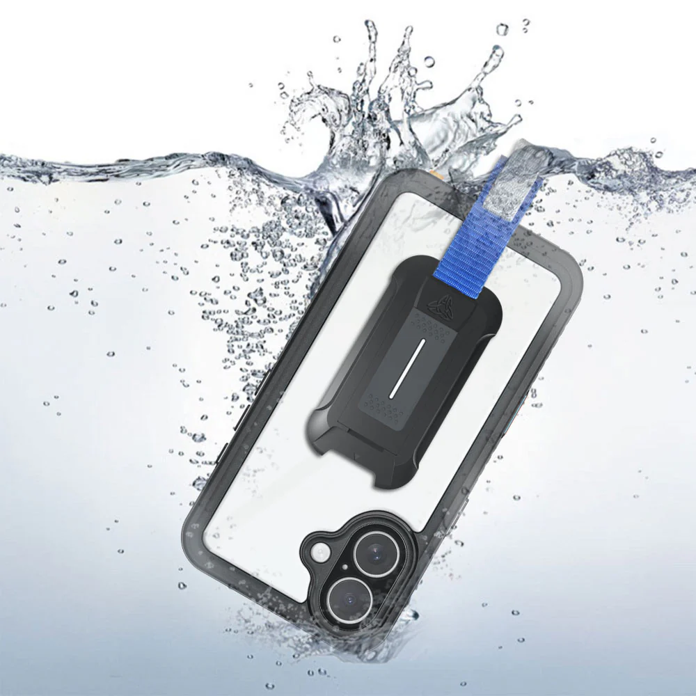 MX-IPH-16 | iPhone 16 | Waterproof Case IP68 shock & water proof Cover w/ X-Mount & Carabiner - Image 2