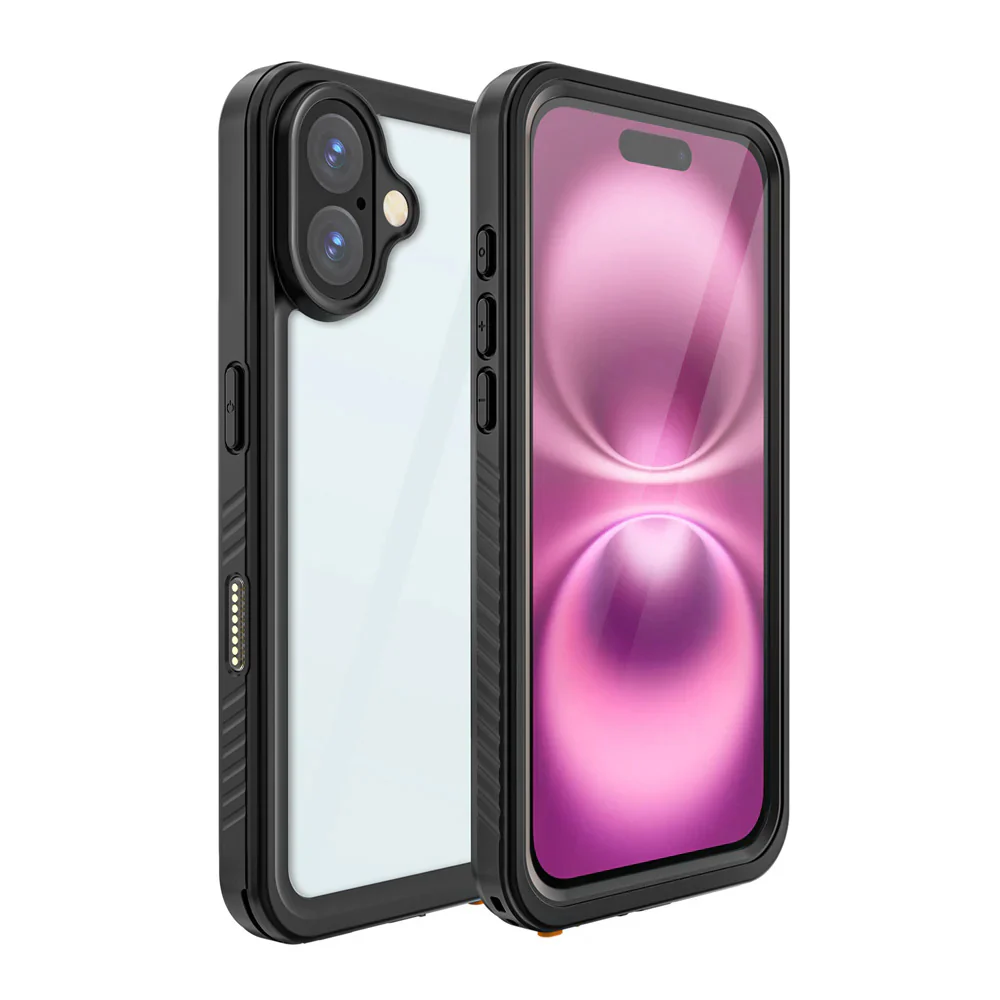 MX-IPH-16 | iPhone 16 | Waterproof Case IP68 shock & water proof Cover w/ X-Mount & Carabiner - Image 8