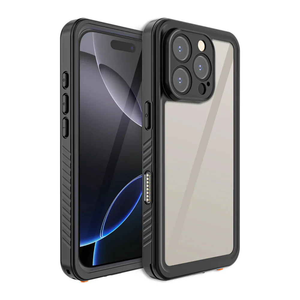 MX-IPH-16PRO | iPhone 16 Pro | Waterproof Case IP68 shock & water proof Cover w/ X-Mount & Carabiner - Image 8