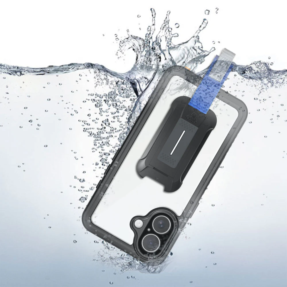 MX-IPH-17 | iPhone 17 | Waterproof Case IP68 shock & water proof Cover w/ X-Mount & Carabiner - Image 2