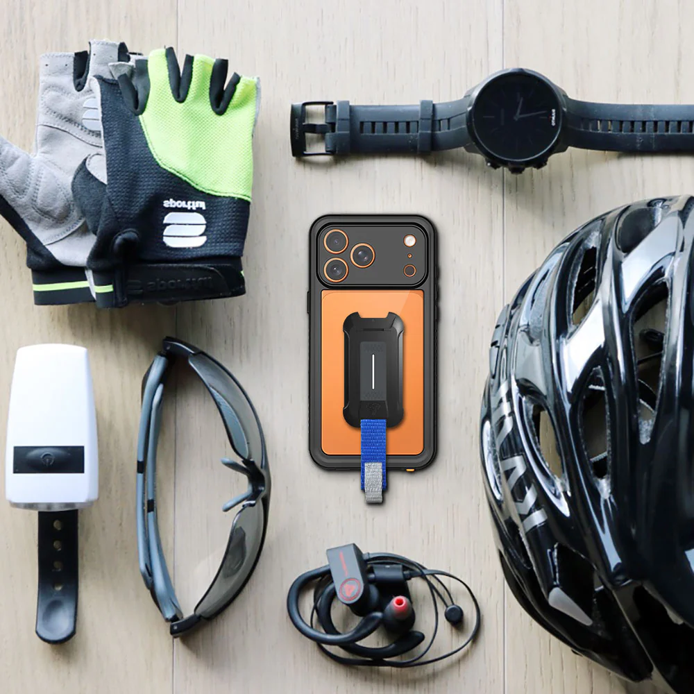 MX-IPH-17PMX | iPhone 17 Pro Max | Waterproof Case IP68 shock & water proof Cover w/ X-Mount & Carabiner - Image 11
